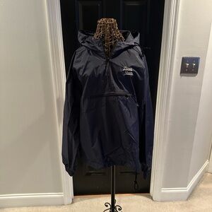 Waterproof Penn State Hooded Windbreaker